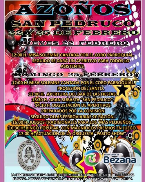 Fiesta de San Pedruco en Azoños