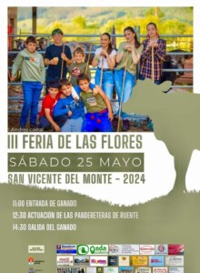 Feria de las flores san vicente del monte