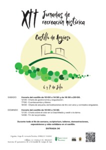 Programa jornadas de recreación histórica en el Castillo de Argüeso en Cantabria