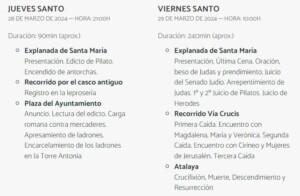 Programa Pasión de Castro Urdiales 2024