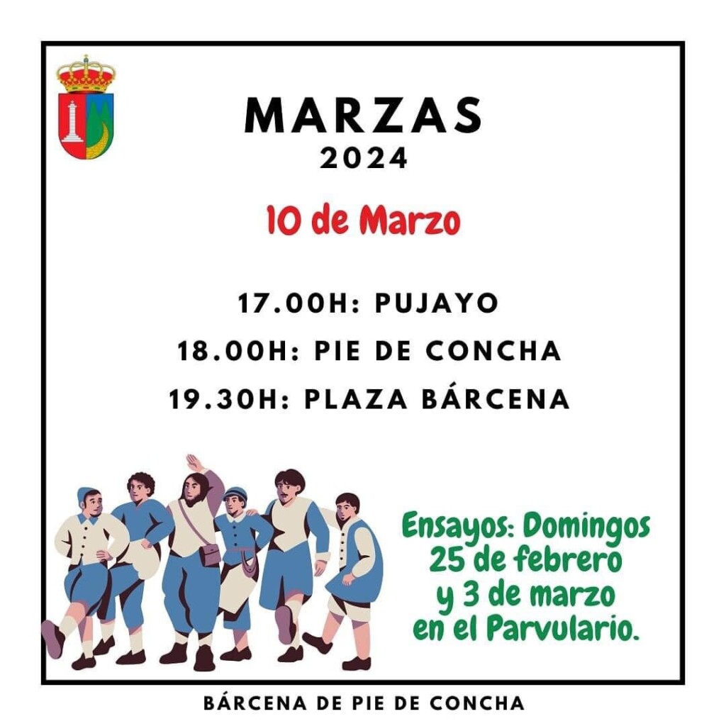 Marzas en Bárcena de Pie de Concha