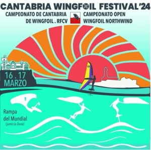 Campeonato de wingfoil en Santander