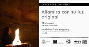 Noche de los museos. Altamira con su luz original