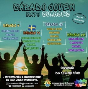 Sábado joven en Suances - cartel